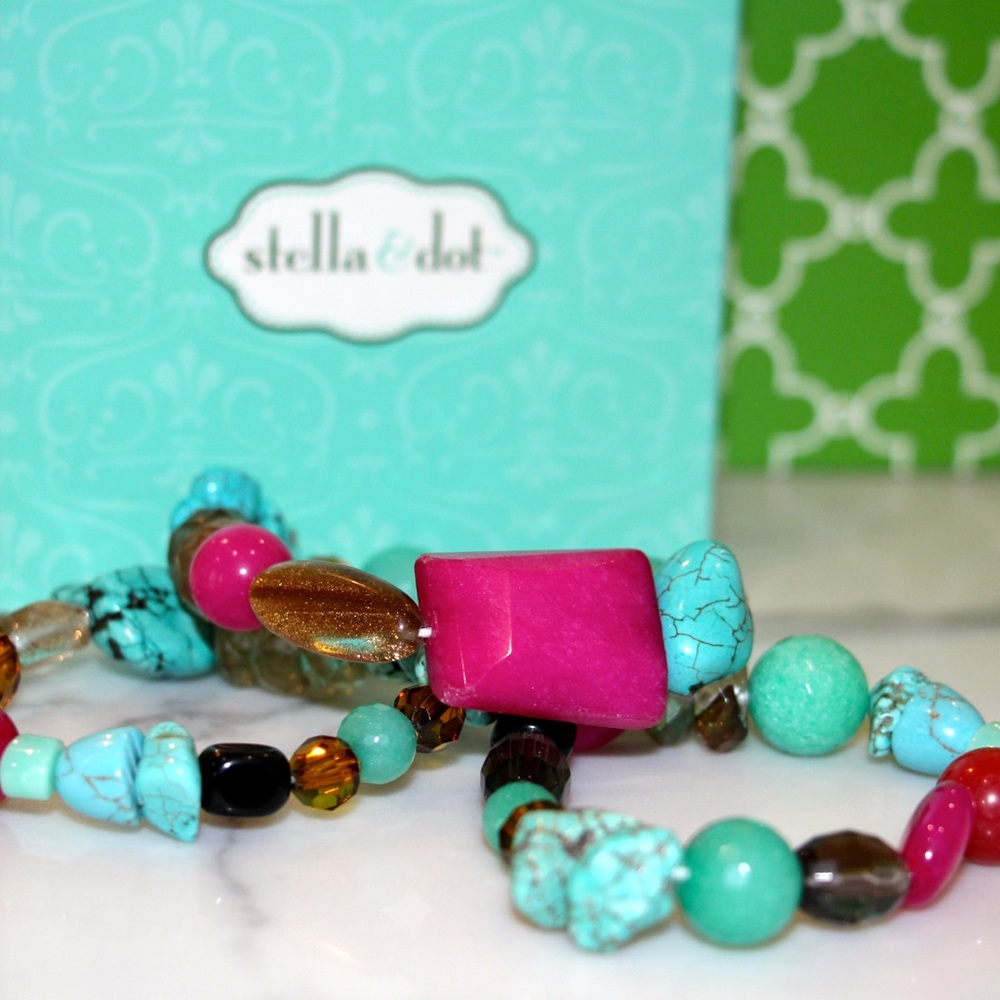 Stella & Dot Carnival Stretch Bracelets - Picture 2 of 2